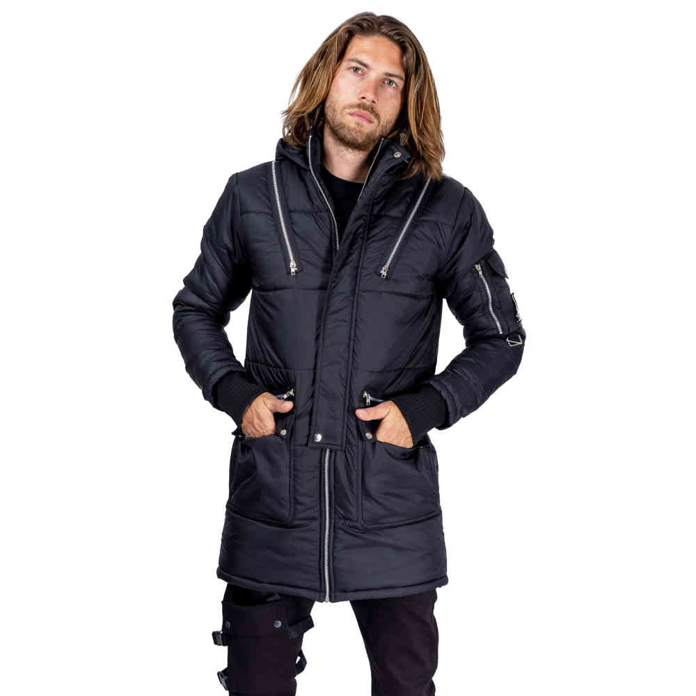 Chemical Black - Morte Parka mantel - Schwarz